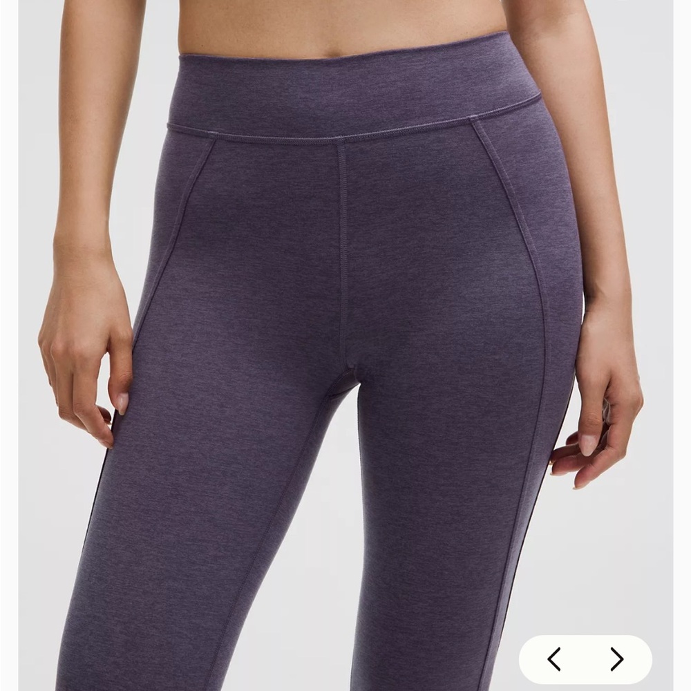 lululemon Softy Suedey Split-Hem High-Rise Mini-Flare Pant in Nightfall size 6 - Picture 4 of 13